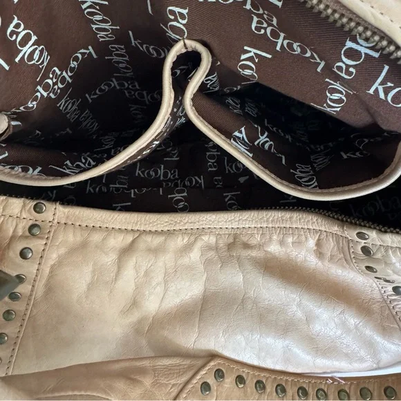 Kooba Studded Hobo Shoulder Bag - Picture 11 of 12